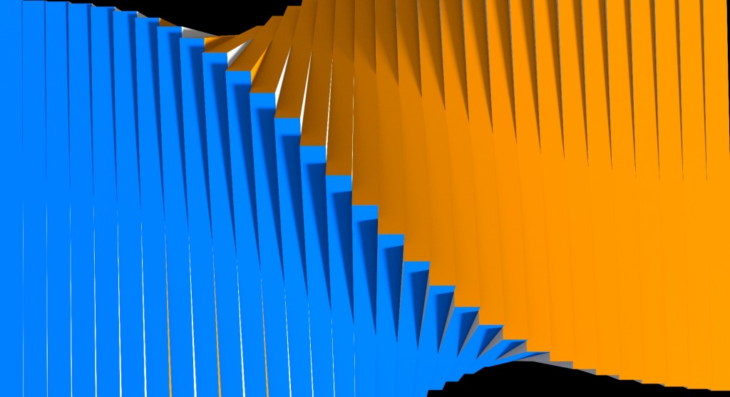 Twisting 3D Block Transition preview image 1